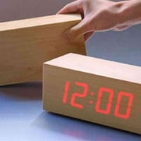Minimalist Led Wood Desktop Clock Minimalist Led Wood Desktop Clock