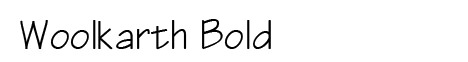 woolkarth bold font- letra para diseñador