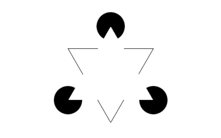 kanizsa triangle Architecture and Optical Illusion