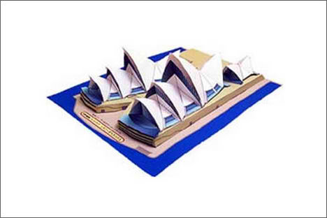 Canon 3D Papercraft Architecture sydney opera house