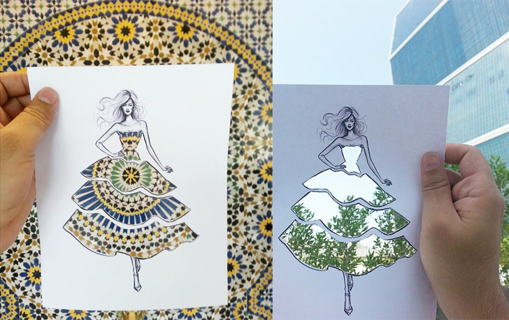 Architecture and Fashion Cut Out